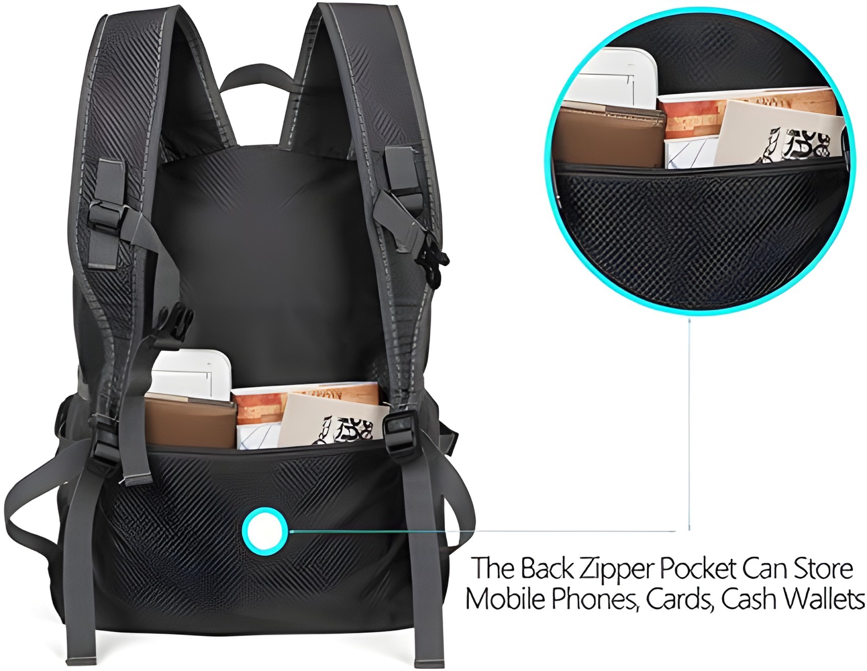 20L Waterproof Packable Travel Backpack – Lightweight & Durable - Image 4